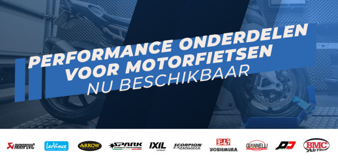 Prestatieonderdelen voor motorfietsen beschikbaar