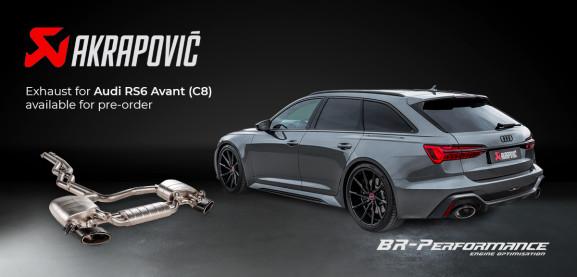 [Audi RS6 C8] Akrapovic exhaust available