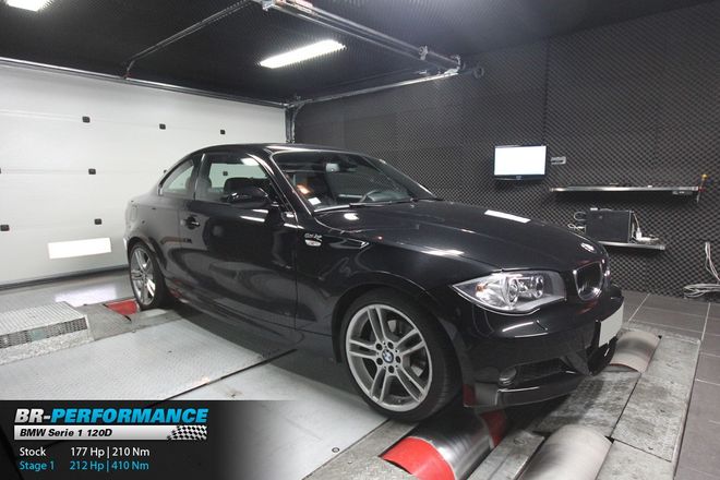 BMW Serie 1 E8x LCI 120d stage 1 - BR-Performance - Motor optimisation