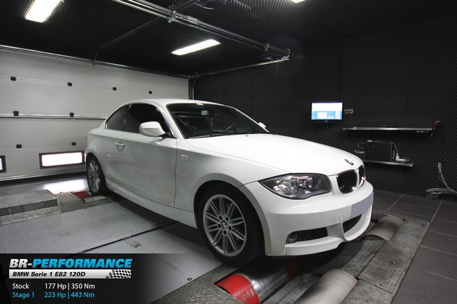 BMW Serie 1 E8x LCI 120d stage 1 - BR-Performance - Motor optimisation