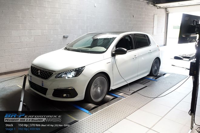 Peugeot 308 Ph3 2 0 Bluehdi Stage 1 Br Performance Motor Optimisation
