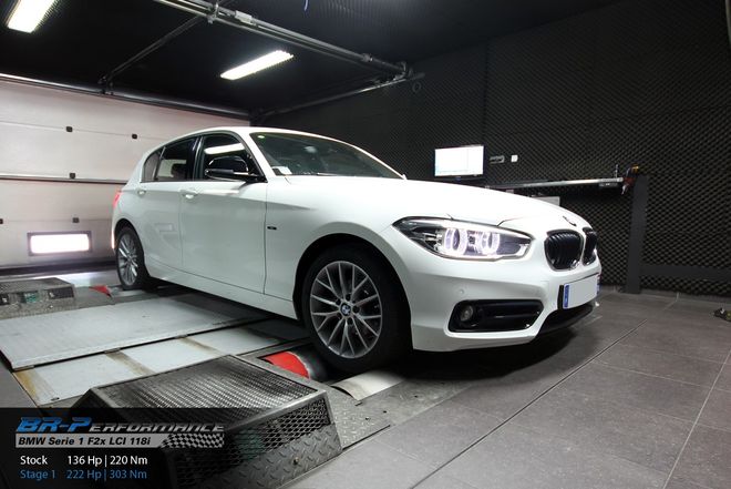 BMW Serie 1 F2x LCI 118i (1.6T) stage 1 - BR-Performance - Motor ...