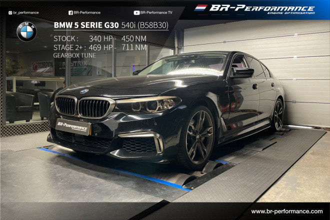 BMW Serie 5 G3x 540i stage 2 - BR-Performance - Motor optimisation