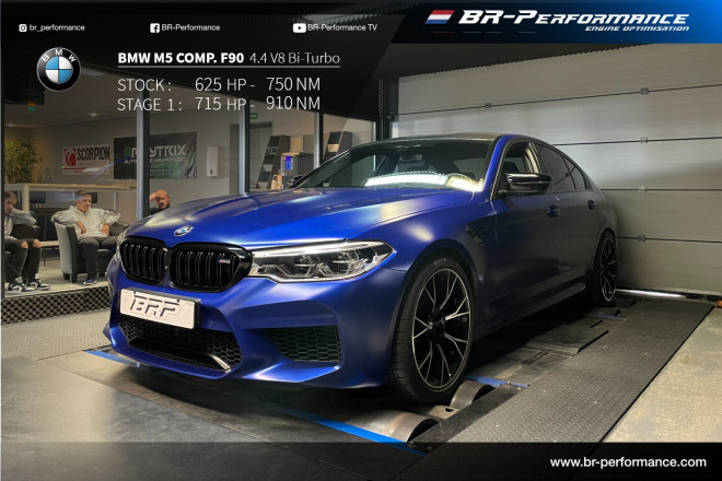 BMW M5 F90 M5 Competition (F90) - 4.4 V8 Bi-Turbo stage 1 - BR ...