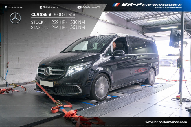 Mercedes V 300 d (Euro 6 D-temp) stage 1 - BR-Performance - Motor  optimisation